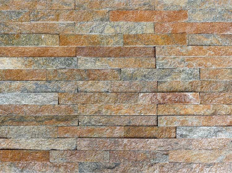 Brown Matte Artificial Stone Wall Tile